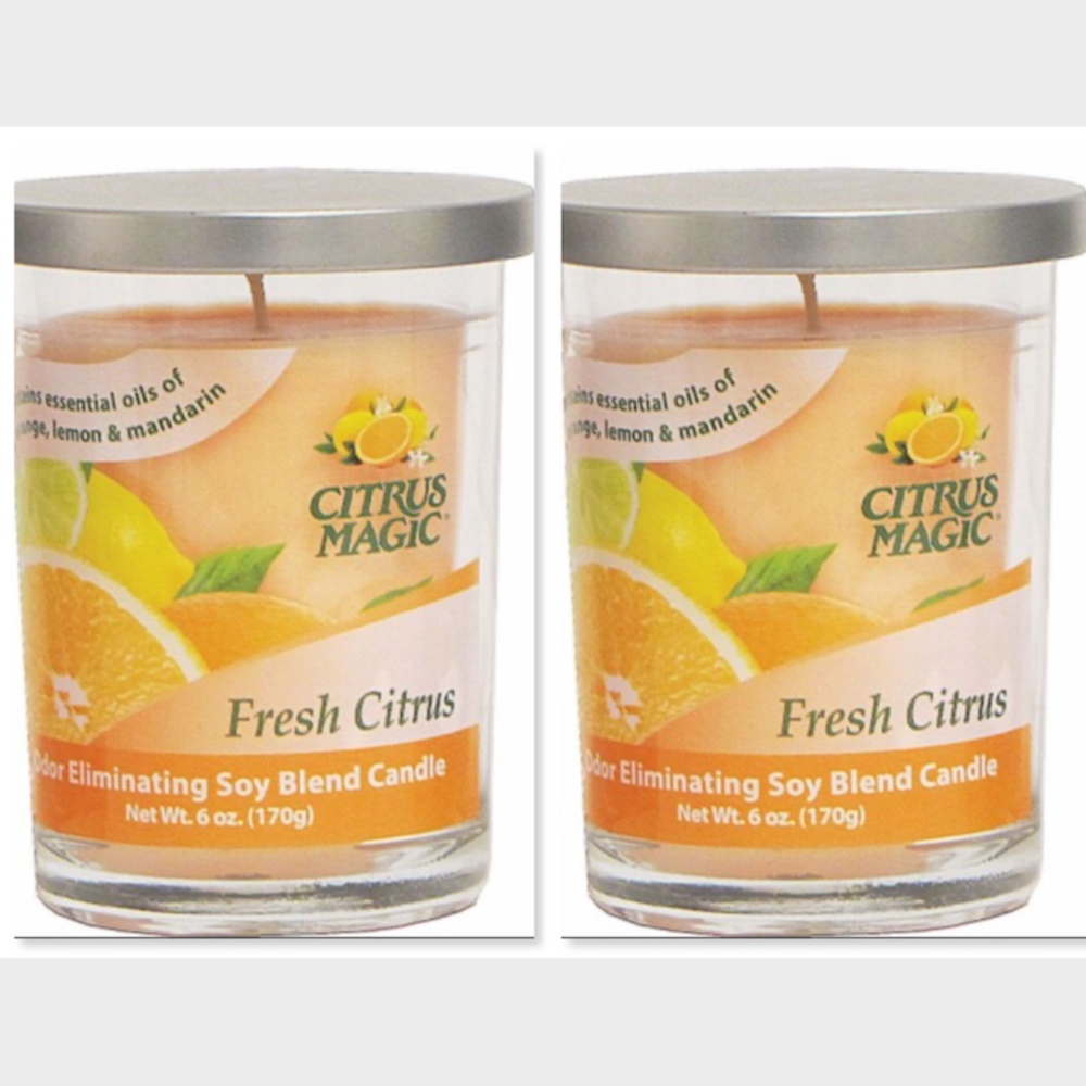 2 SET ODOR ELIMINATING SOY BLEND CANDLES - Picture 2 of 2